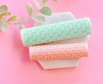 Art Deco Gatsby  Print Texture Roller •  Polymer Clay Roller • Fondant Roller